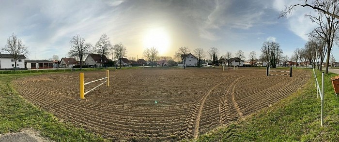 Unser Reitplatz ist für 2024 wieder bereitbar.